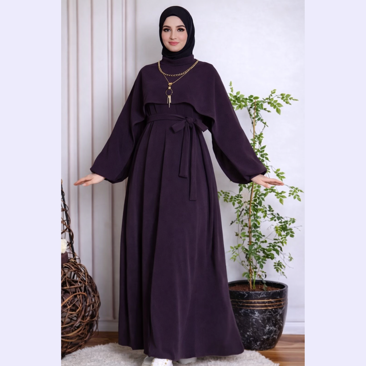 Abaya Vert Prestige