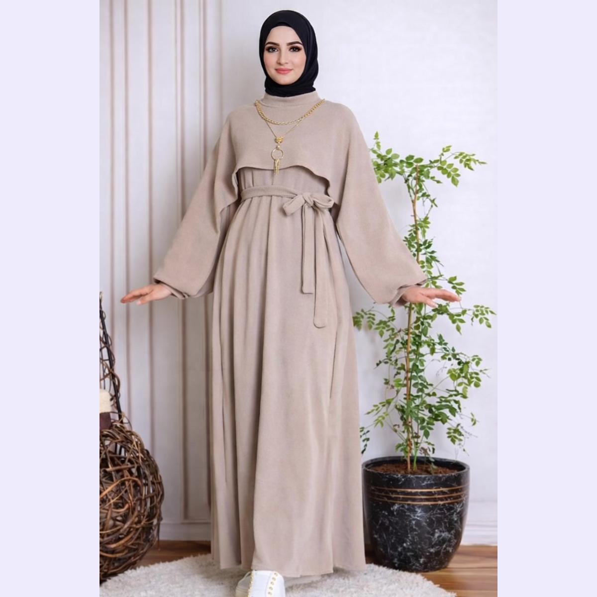 Abaya Vert Prestige