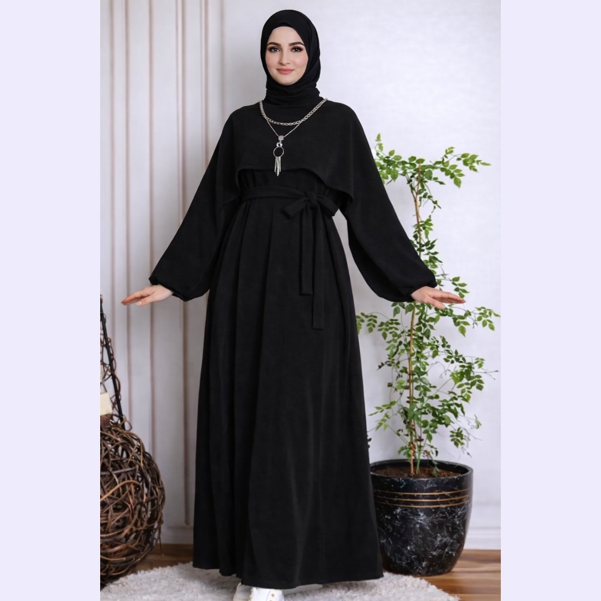 Abaya Vert Prestige